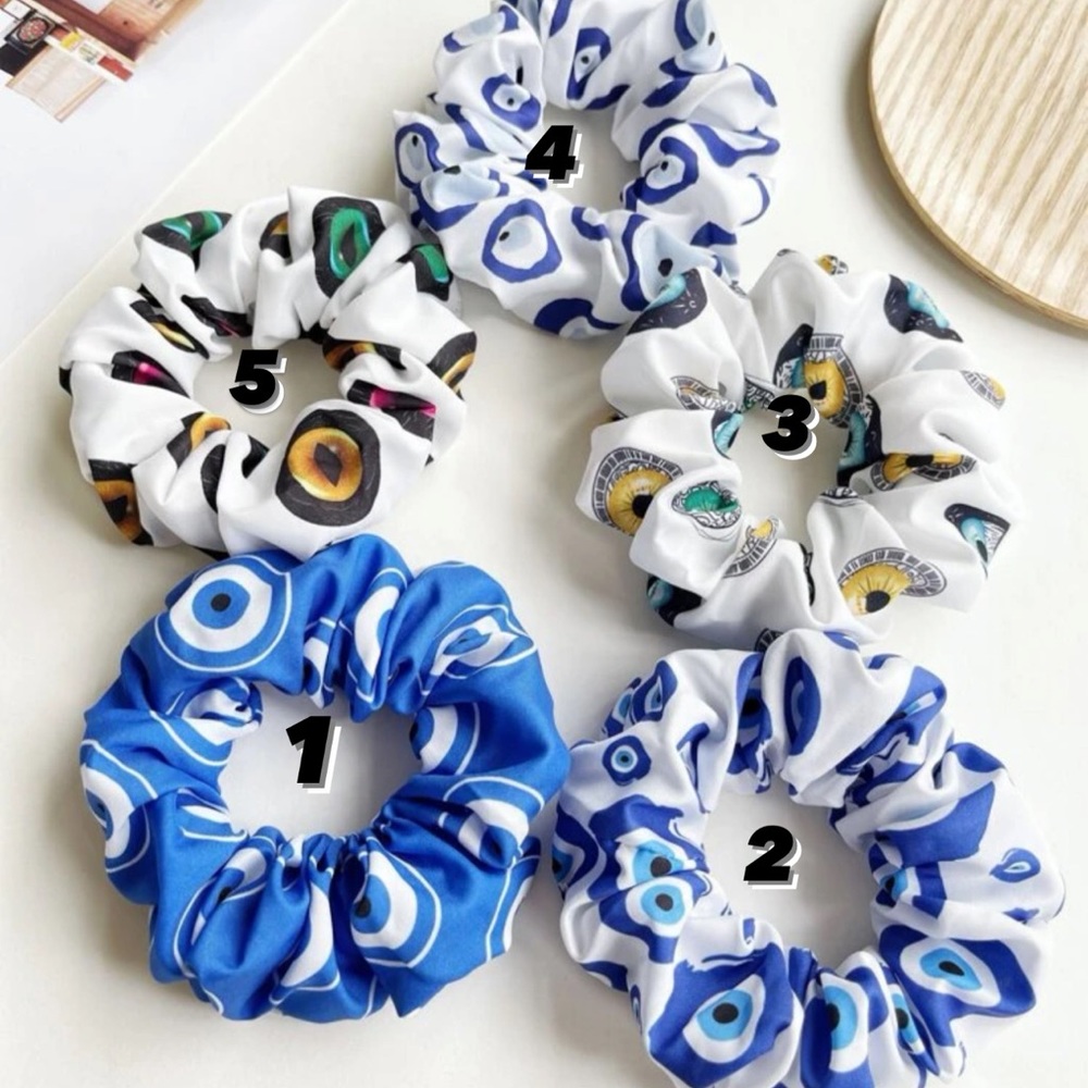Evil Eye Scrunchies - Picture 5 of 6